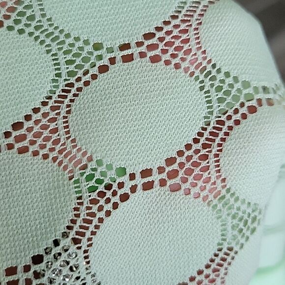 NWOT! NEW YORK & CO Vintage Retro Preppy Dress Lace Over Mint Green Midi 
SZ  10 - Picture 16 of 17